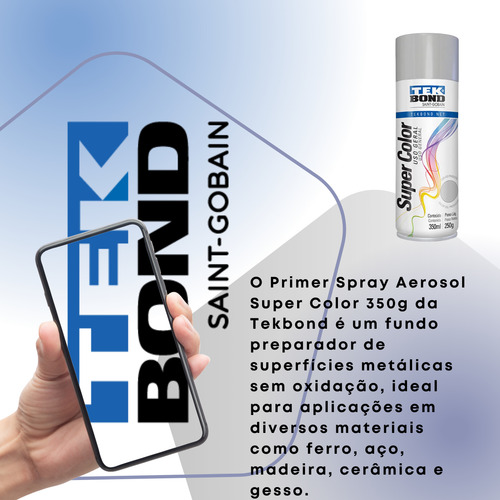 Primer Uso Geral 350ml Tek Bond Kit C/ 3