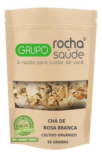 Chá De Rosa Branca 50 Gramas