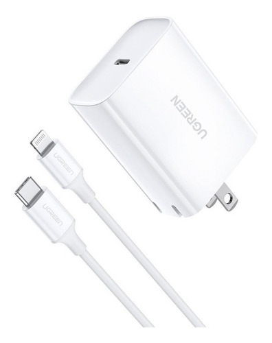 Ugreen Cargador Carga Rápida 20w - Usb C Patas Plegables