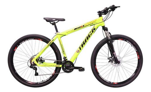 Bicicleta Adulto Aro 29 Bike Suspensao Tks 29 Freio À Disco Cor Verde-néon Tamanho do quadro 17.5