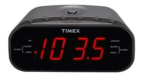 Timex T231gy Am - Fm Con Alarma Doble Radio Reloj Con 1.2-pu