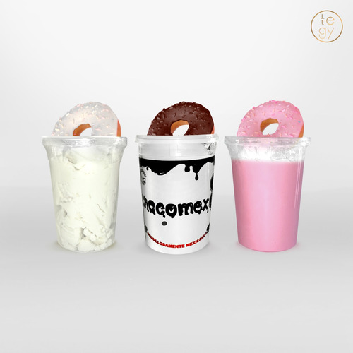 Cobertura Para Donas Icing Chocomex 1kg Vainilla O Fresa