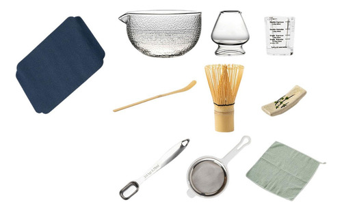 Del Té Matcha Juego De Matcha Preparación De Té Japonés