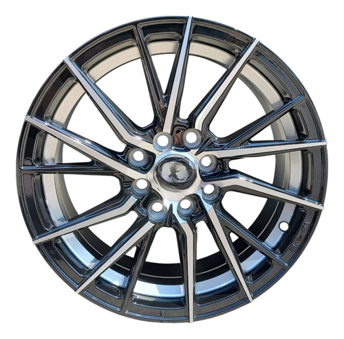 Rines 15x6.5 Barrenacion 4-100/114, Para Tsuru, Aveo Etc. Black Milling