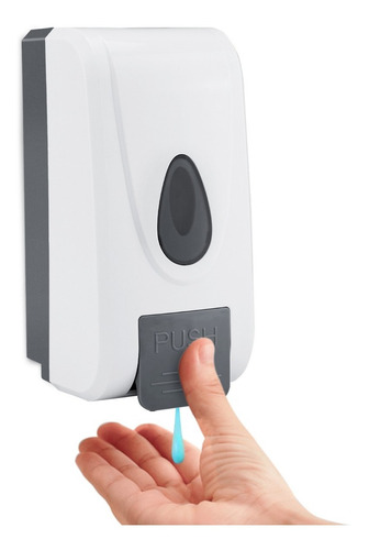 Imagen 1 de 7 de Dispensador De Jabón 1000 Ml De Pared Para Gel Desinfectante