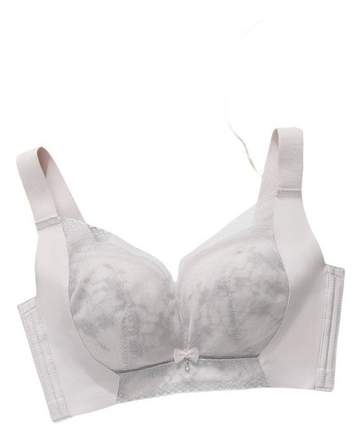 Sujetador Tipo Bralette De Encaje Con Pecho Y Talla Grande P