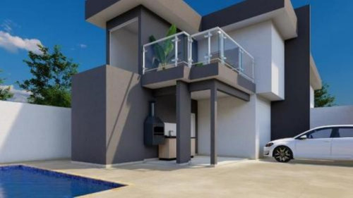 Imagem 1 de 9 de Casa Nova Sobreposta Com Piscina Avenda Em Itanhaem -8581