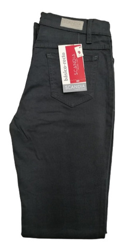 Pantalon Scandia Gabardina Stretch Recto Cintura