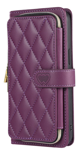 Funda Para Samsung Galaxy A15, A06 Y A16, Tarjetero Con Cremallera, Bolso, Elegante Funda Tipo Cartera