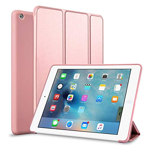Funda Para iPad Pro 9.7 Pulgada 2016 Rosa Dorado Silicon -02