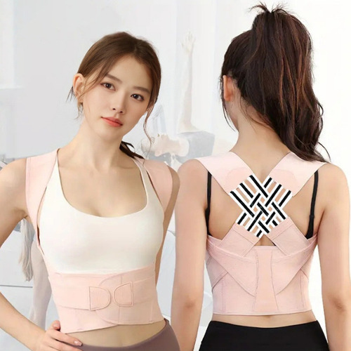 Corrector De Postura Ajustable Y Transpirable Para Mujeres Y