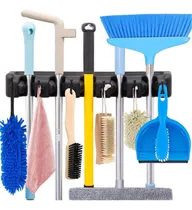 Comprar A Organizador Con 6 Ganchos Y 5 For Colgar Escobas