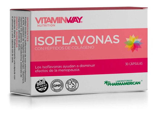 Suplemento Isoflavonas Vitamin Way X 30 Capsulas