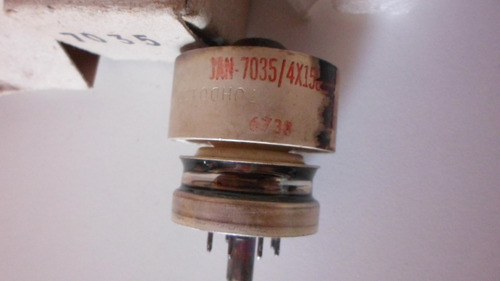 Válvula Termoiónica Eniac 7035 - Transmisión Rf (Usado)