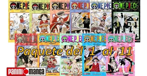 Manga One Piece 1 2 3 Panini Eiichiro Oda Paquete Español