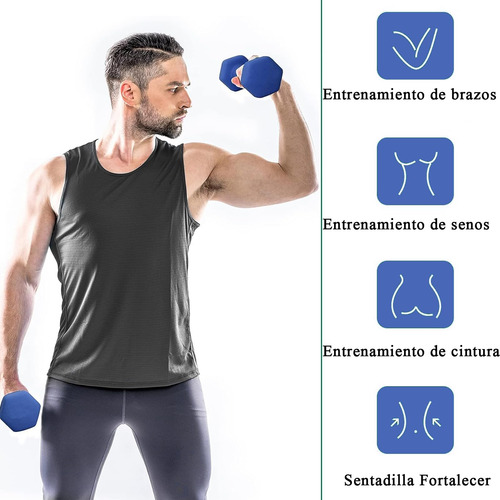 Mancuernas Hexagonales 1.8 Kg 2 Pcs Pesas Para Ejercicio
