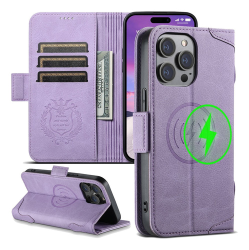 Capa De Couro Protetora Para Iphone16pro Flip Phone Case