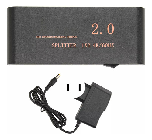 Splitter Hdmi Con Audio 1 X 2 4k Hd