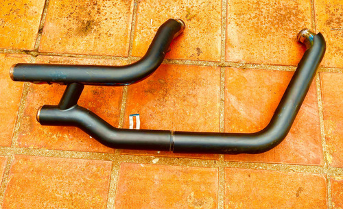 Curva Escapamento Harley Fat Boy Low Com Protetor Original (Usado)