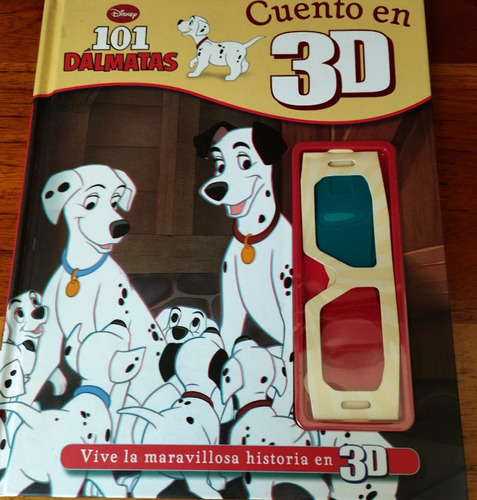 Disney  101 Dálmatas Cuento Infantil Con Lentes 3d Nuevos