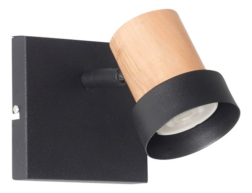 Aplique Pared 1 Luz España Madera Led Gu10 Vg