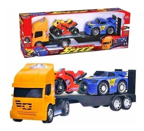 Caminhão Cegonha Brinquedo Infantil Brincar - Usual Plastic