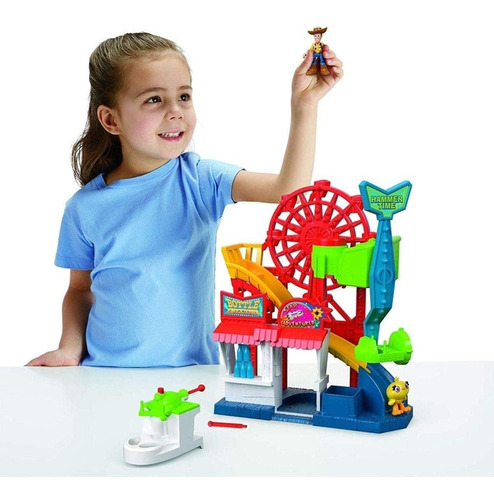 Parque De Diversiones Toy Story 4 Imaginext + Woody + Ducky