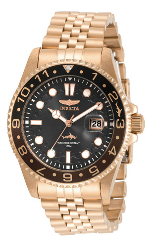 Reloj Para Hombre Invicta Pro Diver 30624 Oro Rosa