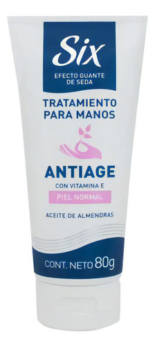  Crema Para Manos Six Anti Age Aceite Almendras