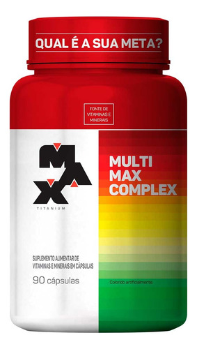 Multi Max Complex 90 Caps Max Titanium