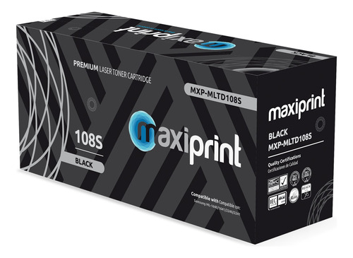 Toner Maxiprint Compatible Samsung Negro Mlt-d108s