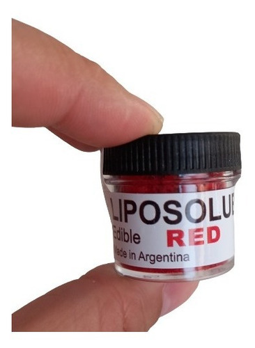 Colorante Comestible En Polvo Liposoluble Rojo King Dust 