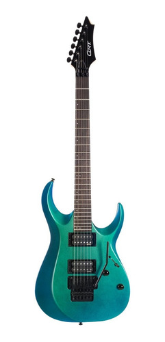 Guitarra Eléctrica Cort X300 Fbl Azul Tornasol Serie X