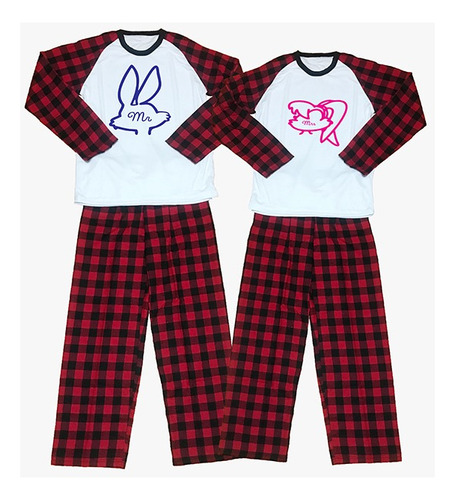 Kit 2 Pijamas Completas De Pareja Amor 14 De Febrero Modelos