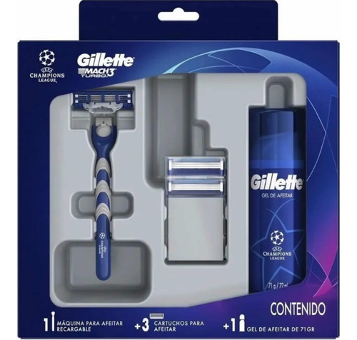 Gillette Mach 3 Turbo Champions Ligue Edition