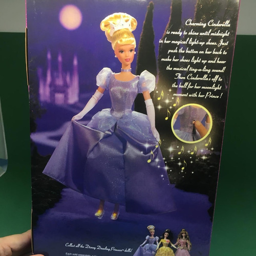 Cinderella Dazzling Princess Mattel 2000 Disney Acende