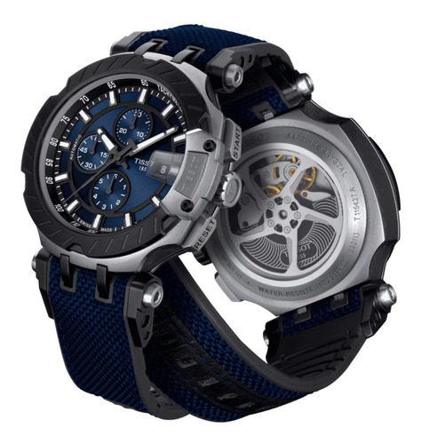 Relógio Tissot T115.427.27.041.00 T-race Automático Azul