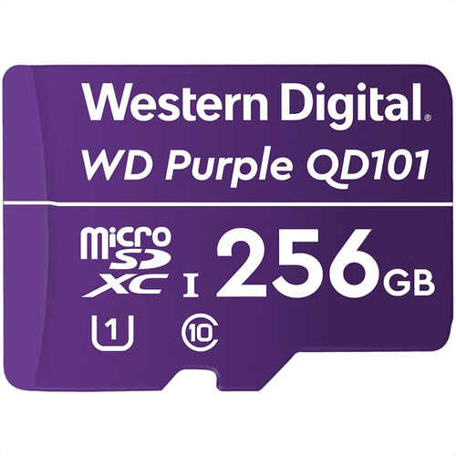 Memoria Flash Western Digital Wd Purple Qd101 256gb Microsdx