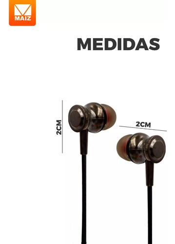 Audífonos Alámbricos Manos Libres Micrófono In Ear
