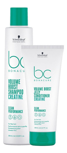  Kit Home Care Volume Boost Bc Clean Schwarzkopf Shamp E Cond