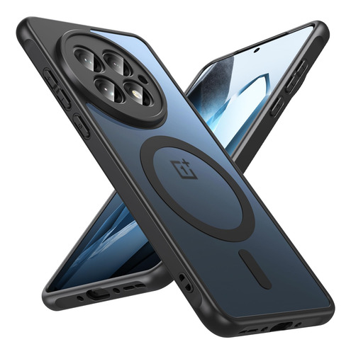 Funda Magnética Hensinple Para Oneplus 13 5g 2025 Negra