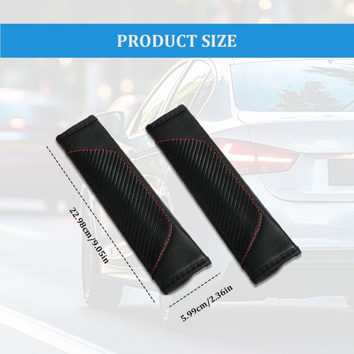 2 Fundas Para Cinturón De Seguridad De Automóvil, Fundas Par