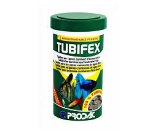 Prodac Tubifex Liofilizado 25gr Cubos Alta Proteina Polypter