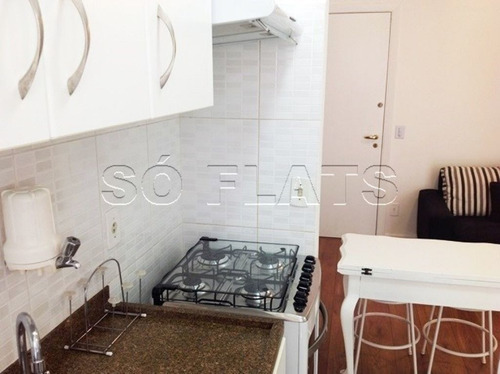 Imagem 8 de 15 de Em Moema Muito Bem Localizado, Flat Todo Mobiliado Disponível. - Sf32328
