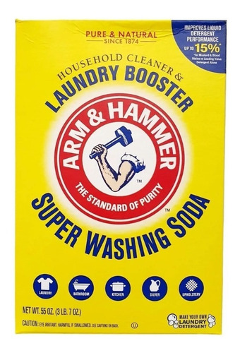 Arm & Hammer Super Washing Soda 1.36kg **importado**