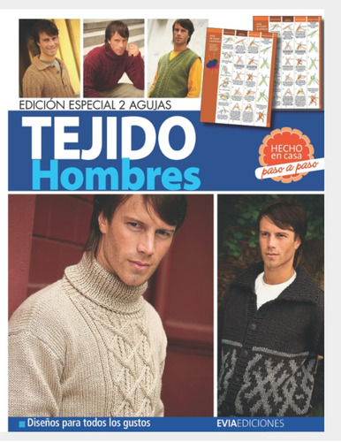 Libro: Tejido Hombres: Hecho En Casa Paso A Paso (tejido 2 A