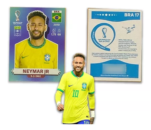 Figurinha Da Copa Do Mundo Catar 2022 Neymar Jr. R$ 49 MBAPPÉ 20-12-1998 em  R$ 87 sem juros - iFunny Brazil