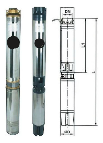 Electro Bombas Sumergible Agua 6 Pulgadas 10hp 380v 7,5kw