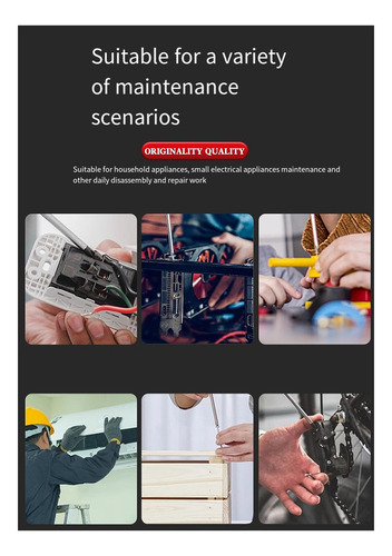 De Chave De Fenda Manual Multifuncional Com Catraca Espiral