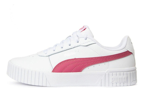 Tenis Puma Carina Dama Blanco/ Fiusha , 38584906